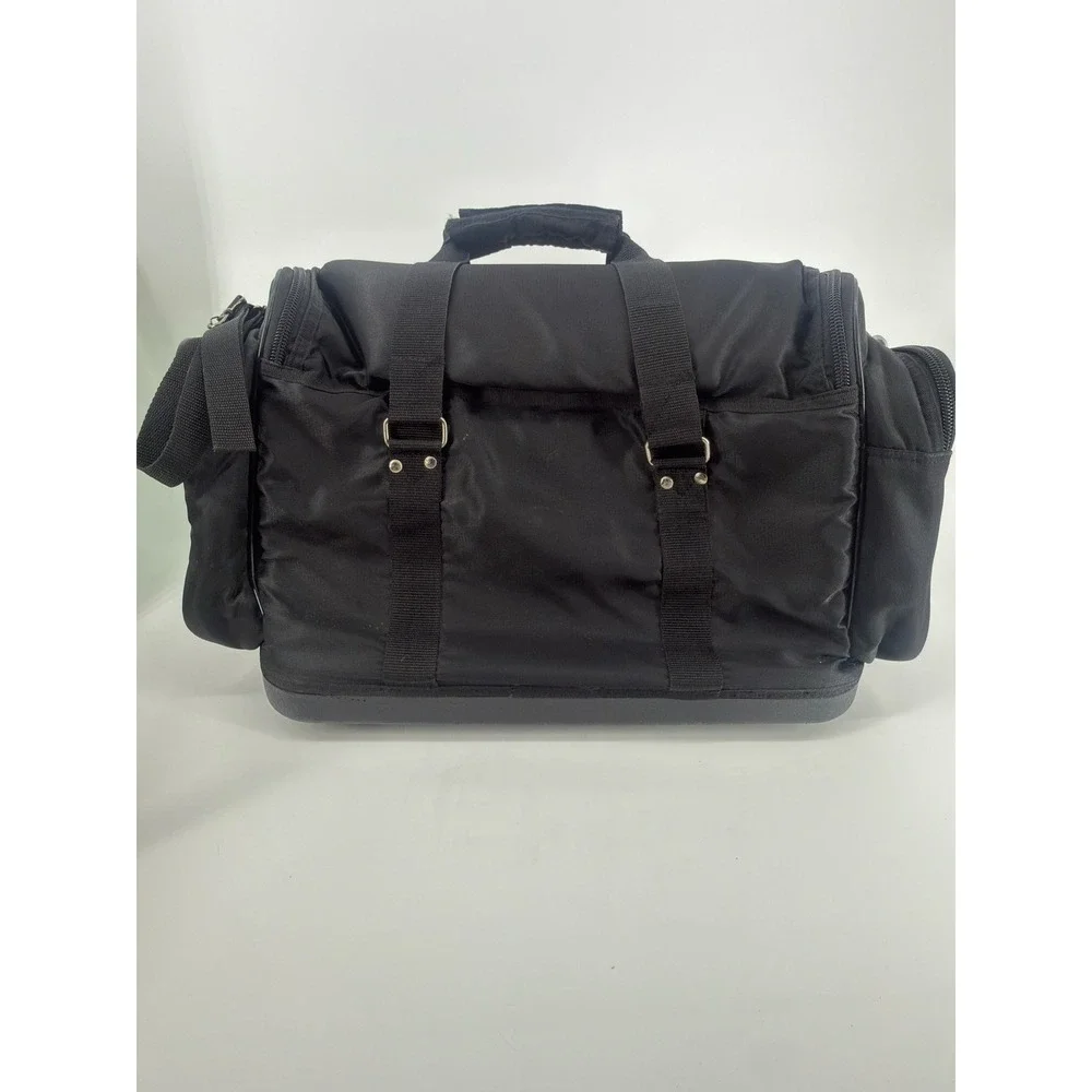 Brunswick‎ Professional Bowling Bag Black Nylon Gold Logo Kenneth Cole Strap